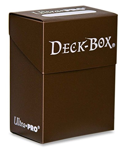 Ultra Pro Brown Deck Box for Trading Cards and 100 Clear Sleeves [Toy]